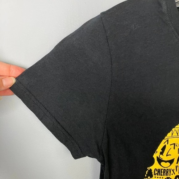 Pac-Man I'd Rather Be Playing Pac-Man 2010 Graphic Black Graphic Tee Juniors' L - Picture 10 of 16
